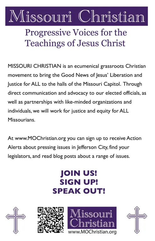 MOChristian Flyer Half Page